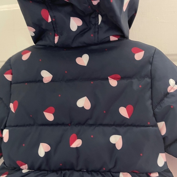 Wonder Nation  Heart Puffer  Jacket Hearts  2T - Picture 9 of 14